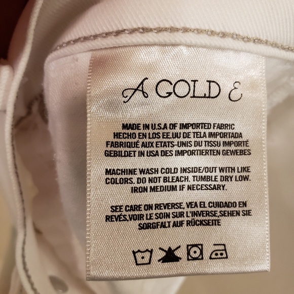 Agolde A Gold E Elodie Straight Leg Mid Rise - Picture 7 of 8